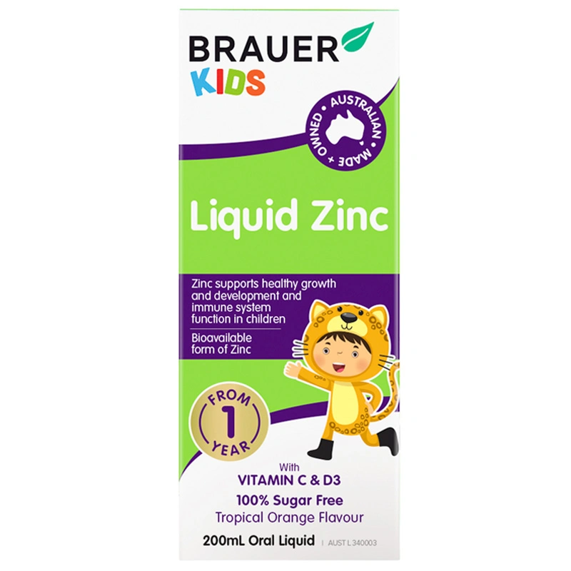 Thực phẩm bảo vệ sức khỏe Brauer Kids Liquid Zinc - 2